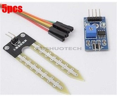 5Pcs Soil Moisture Sensor Soil Hygrometer Detection Module Ic New kw #zc