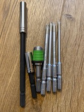 4 Festool Centrotec Wkrętak Torx Bity 100mm + 3 uchwyty na bity