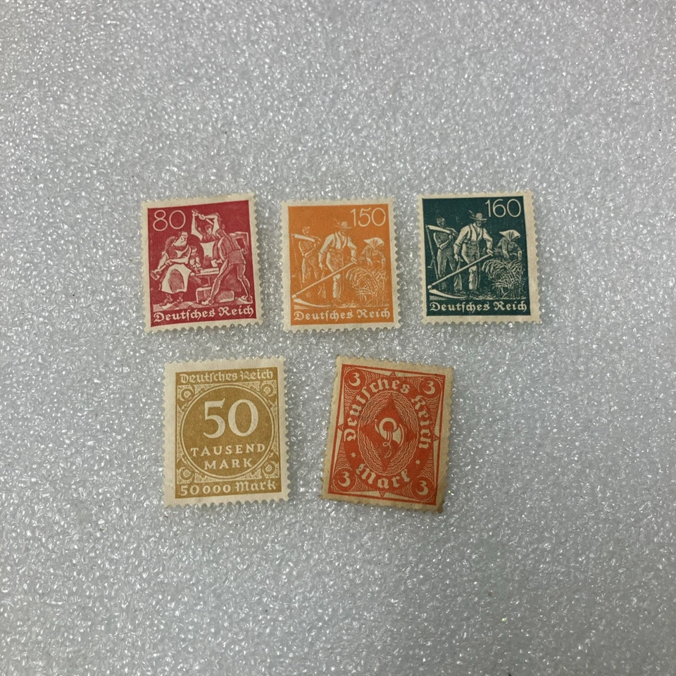 5 NEW/MNH/MLH Deutsches Reich/Germany Stamps; 1920- 1945; $1 Ships. A DEAL- LOOK - Image 4 of 4
