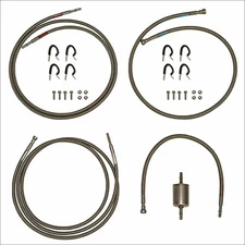 For 01-03 Chevy Silverado 2500HD Crew Cab V8 Quick Fix Fuel Line Kit QFF0008SS