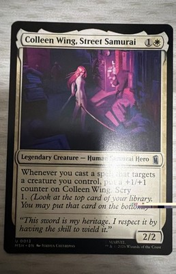 2x Colleen Wing, Street Samurai Marvel Super Heroes Regular Mtg M/NM x2