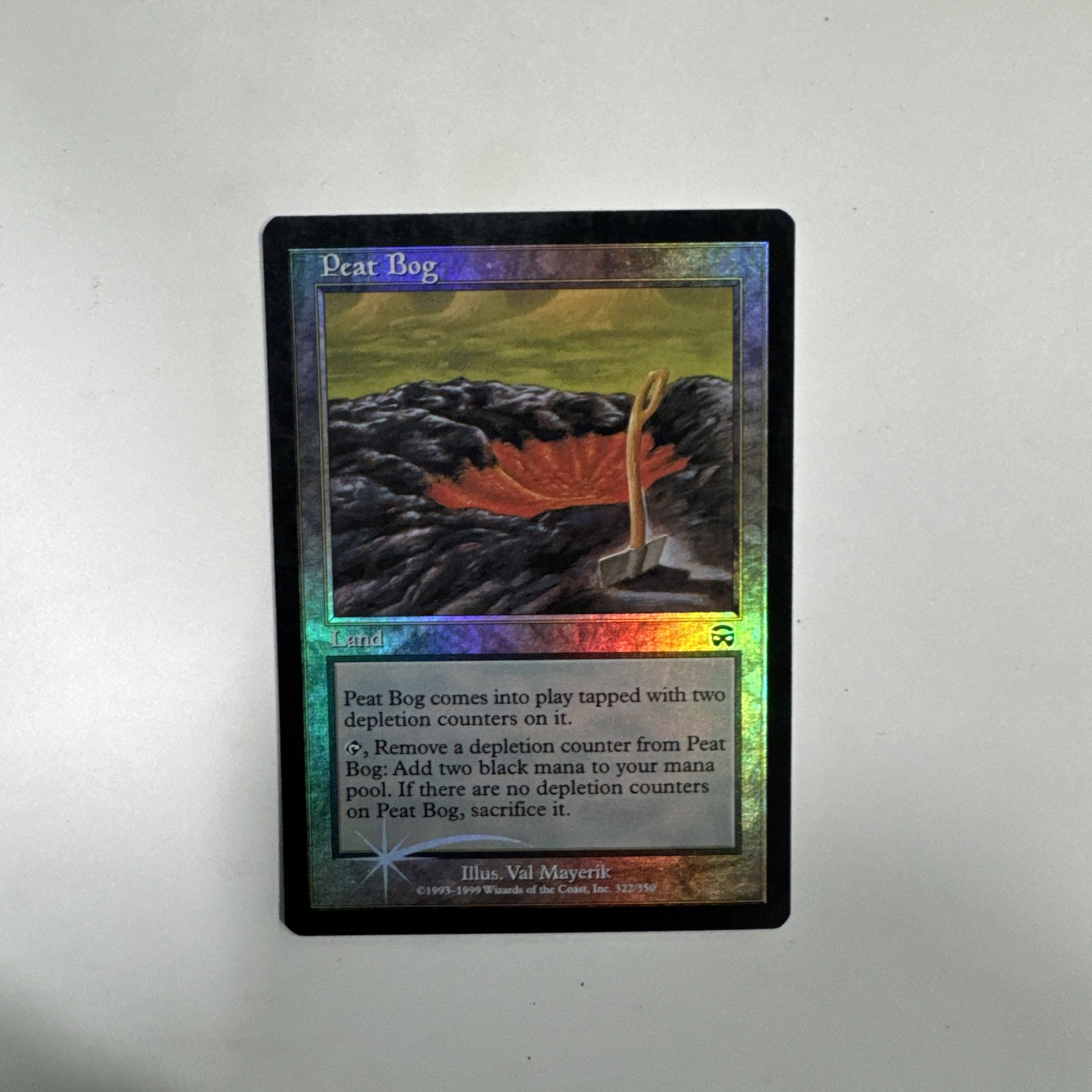 MTG FOIL Peat Bog Mercadian Masques Magic the Gathering LP