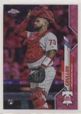 2020 Topps Chrome Update Target Pink Wave Refractor Deivy Grullon Rookie RC 0e5i