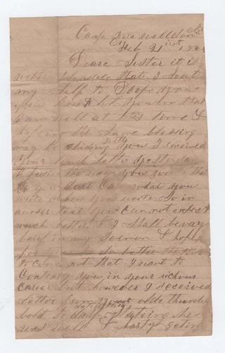 CONFEDERATE CIVIL WAR LETTER - 56th NC Vols - Pickett & BATTLE of NEW BERN !!