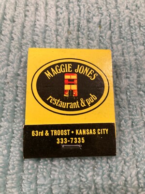Matchbook: Maggie Jones Restaurant & Pub - Kansas City, MO - 20 Strike Unstruck