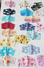 kids designs Mask lot Half child Face Cover rainbow duck cat bear elephant shark