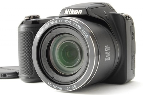 【 Top MINT in Box 】 Nikon Coolpix L340 Black Digital Camera 20.2MP from JAPAN