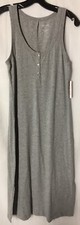 Ambriella Sleep Night Gown Small Woman Grey Longer Style Upper Sleeveless New