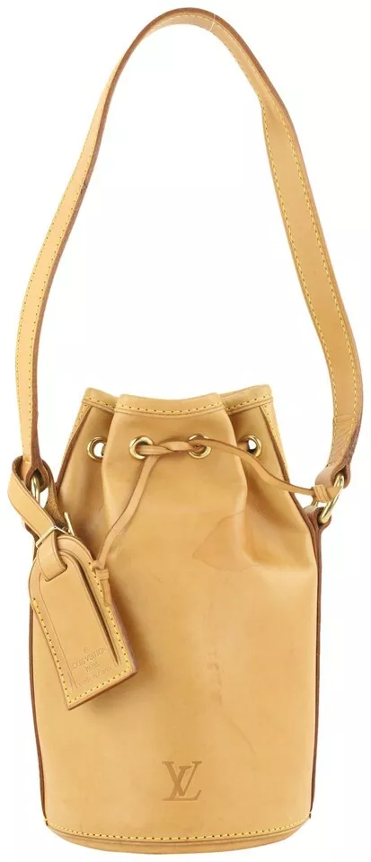 Vachetta Satchel Shoulder Bag Removable Leather Strap +Protector for LV  DIANE