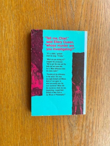 Ellery Queen Halfway House 1st US paperback ed 13th printing # 6133 Near Fine - Picture 3 of 4