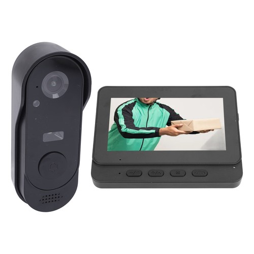 Wireless Video Doorbell Intercom System Water Resistant Video Door Phone - Picture 11 of 12