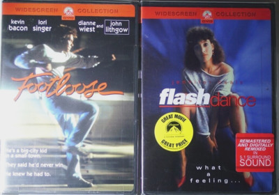Footloose and Flashdance  Widescreen Lot of 2 [New DVDs]