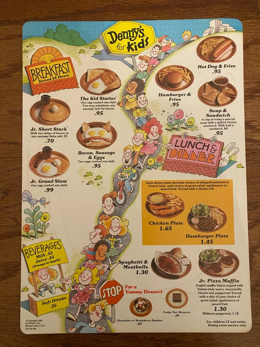 Denny's 2010 Holiday Slam Menu