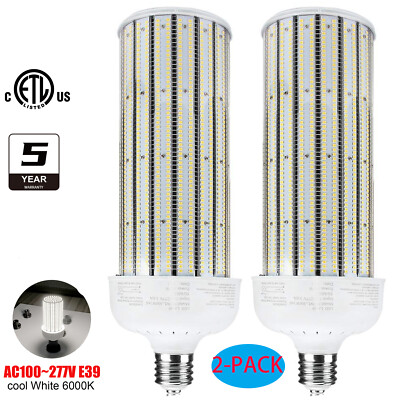 12 Pack 300W LED Corn Light Bulb, UL Listed 46, 500LM