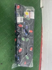 Holiday Nostalgic Draft Stop Guard Festive Lights LED Lighted Christmas Door New