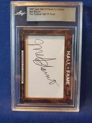 2021 Leaf Hall of Fame Cut Edition  Mel Blount  Auto Steelers