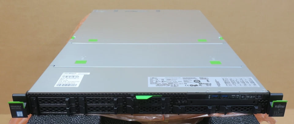 Fujitsu Primergy RX2530 M5 2x 28C Gold 6258R 768GB RAM 4x SFF Bay 1U Rack Server - Image 2 of 4