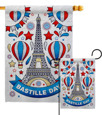 Bastille Day Garden Flag Regional Decorative Small Gift Yard House Banner
