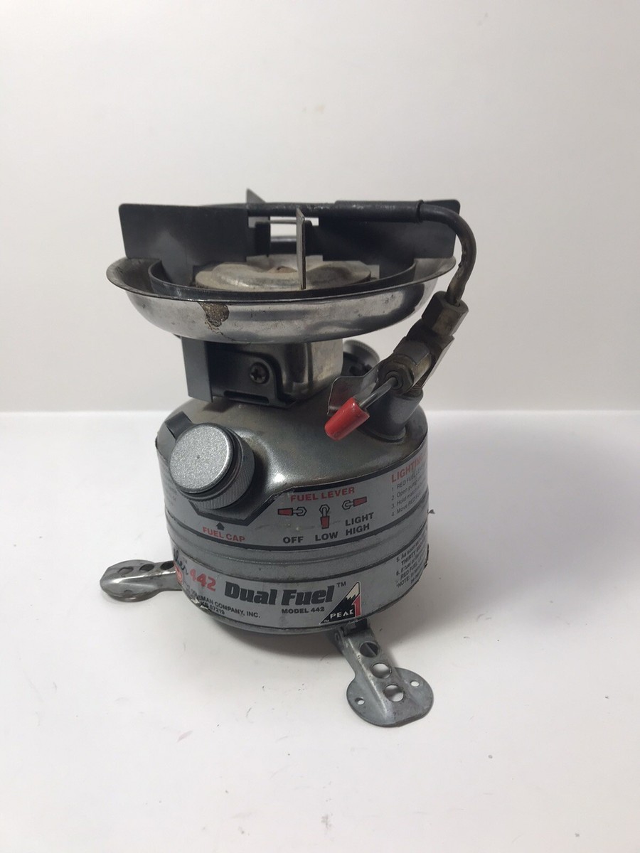 COLEMAN DUAL FUEL FEATHER MODEL 442 STOVE VINTAGE AND RARE | eBay