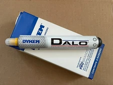 PK/6 DYKEM 26063, DALO Industrial Steel Ball Tip Yellow Paint Marker, Medium Tip