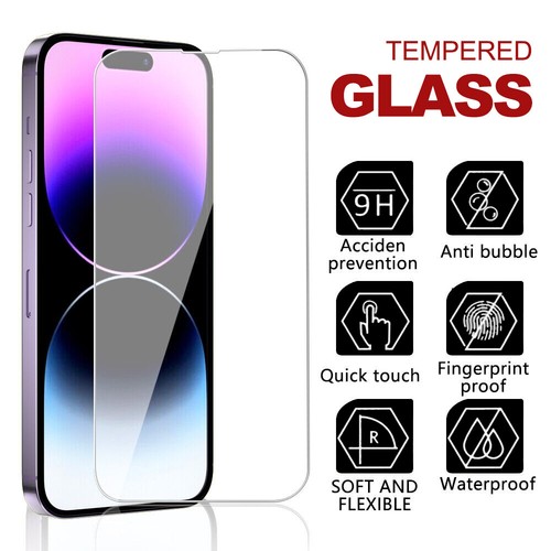 5X Tempered Glass Screen Protector For iPhone 14 Plus Pro Max Anti Spy Privacy - Picture 2 of 23