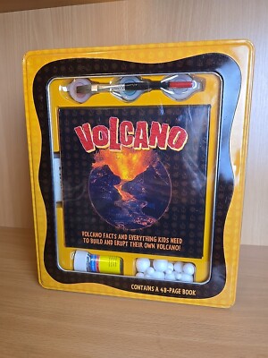 Volcano Phantasie Station Paint Modellbau Bausatz mit 48 Seiten Buch und Dose Neu