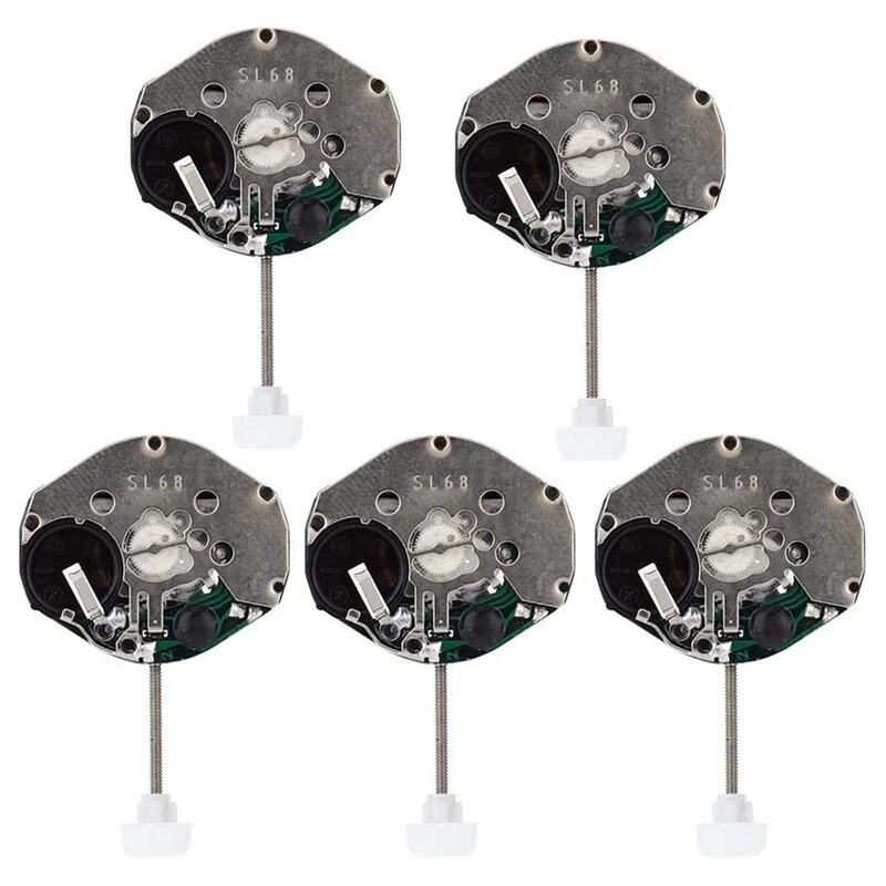 Watch Movement 5Pcs SL68 Quartz Watch Movement Accessories Repai