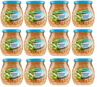 12X Valfrutta Fagioli Borlotti,Italienische Borlotti-Bohnen,Gekochte Bohnen,570G