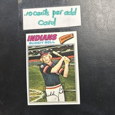 Cb5 1977 Topps￼ #590 Buddy Bell Cleveland Indian￼s
