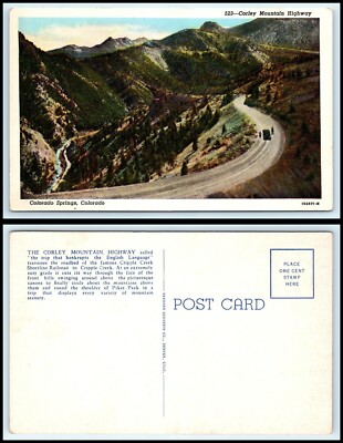 COLORADO Postcard - Corley Mountain Highway N49