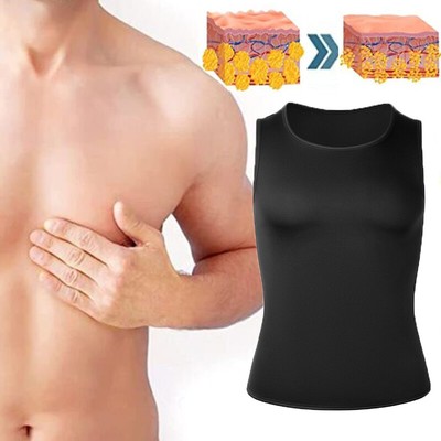 Gynecomastia Compress Tank Top Men Slimming Body Shaper Vest Athletic Shirt Slim