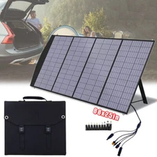 300W Portable Solar Panel Foldable Off-Grid for Power Station RV High Efficiency