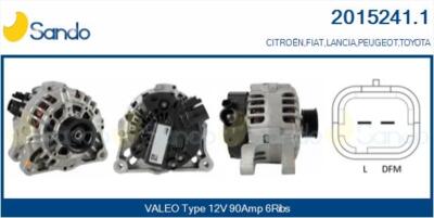 2015241.1 SANDO Generator für CITROËN,FIAT,LANCIA,PEUGEOT,TOYOTA