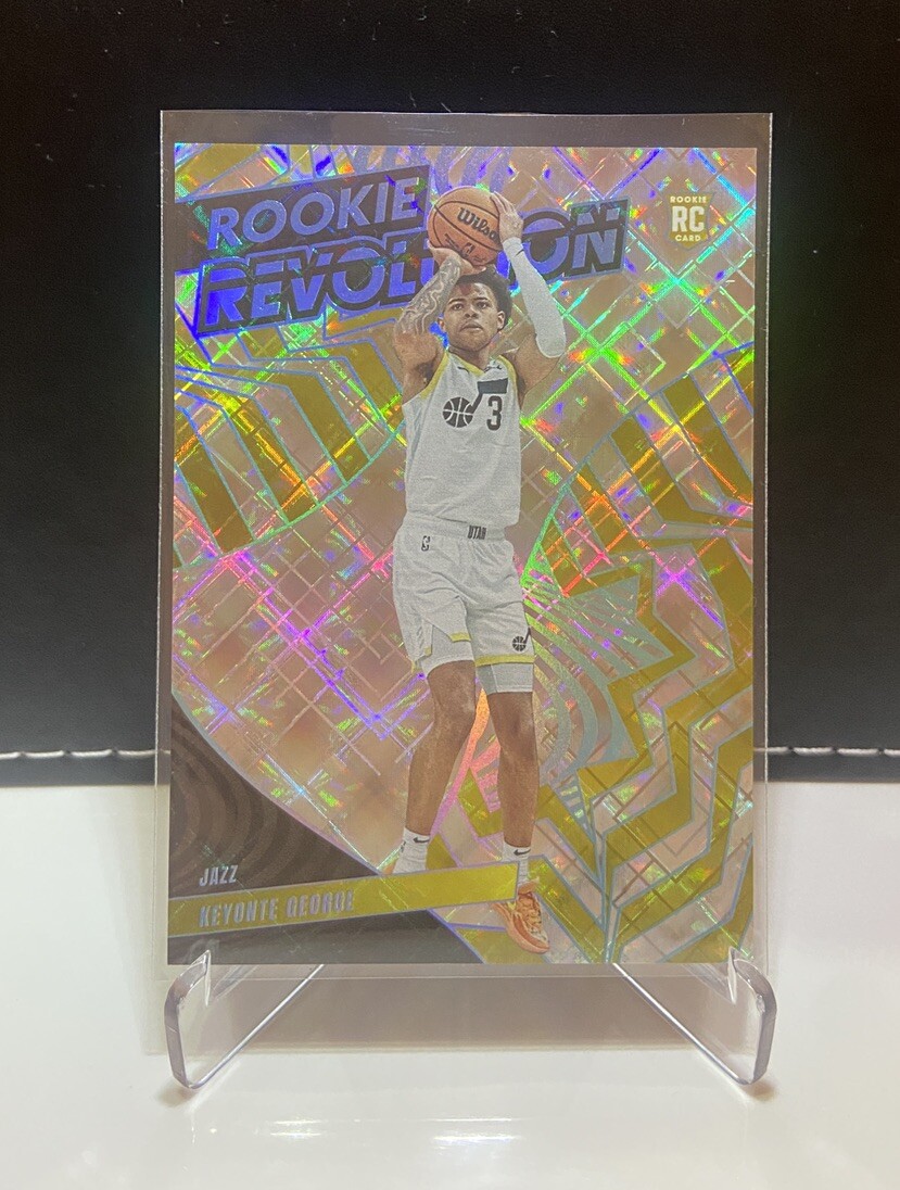 Keyonte George 2023-24 Panini Revolution #8 Cosmic/99 Rookie Revolution RC Jazz