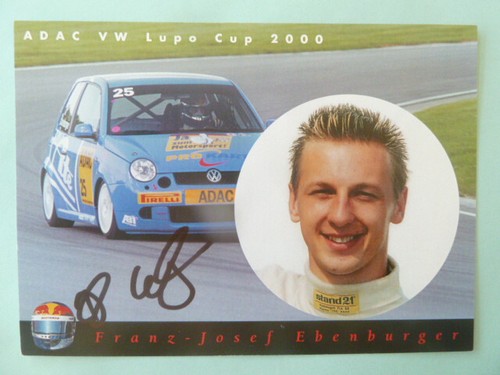 -ke- Franz-Josef Ebenburger (Motorsport), Karte - VW Lupo Cop 2000 (13x18cm)
