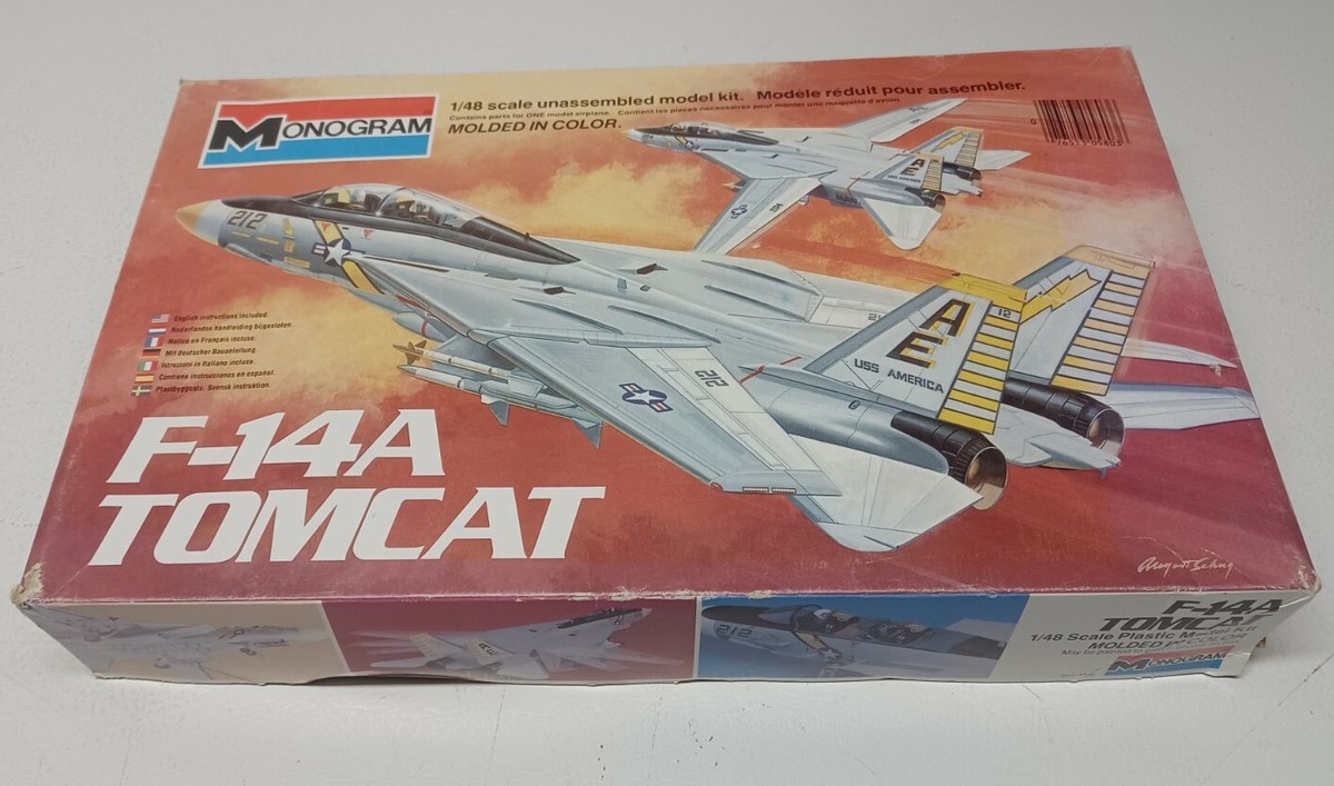 【MONOGRAM】F-14A トムキャット　1/48スケール タミヤ 1/48 傑作機シリーズ グラマン F-14A トムキャット | タミヤ