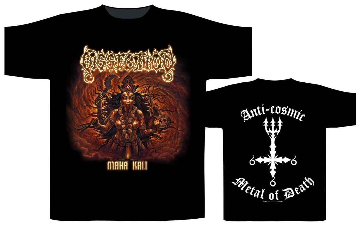 DISSECTION cd cvr Reinkaos MAHA KALI Official SHIRT XL New metal