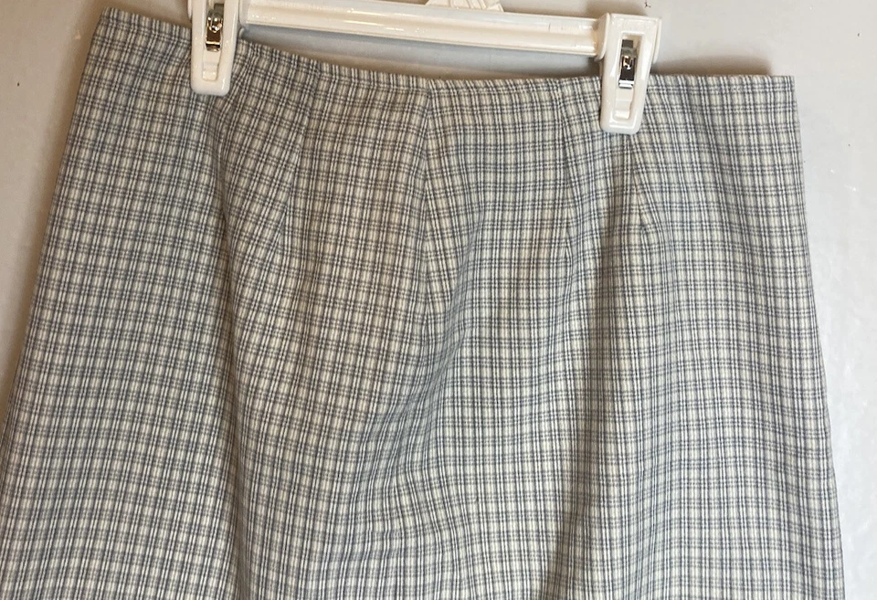 Minifalda lápiz Y2K vintage B musgo talla 12 a cuadros Academia Grunge preppy años 90 Foto 2 de 4