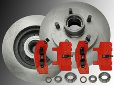 2 Disques de Frein Coussinet Plaquettes Avant GMC Savana 1500 1996 - 2002