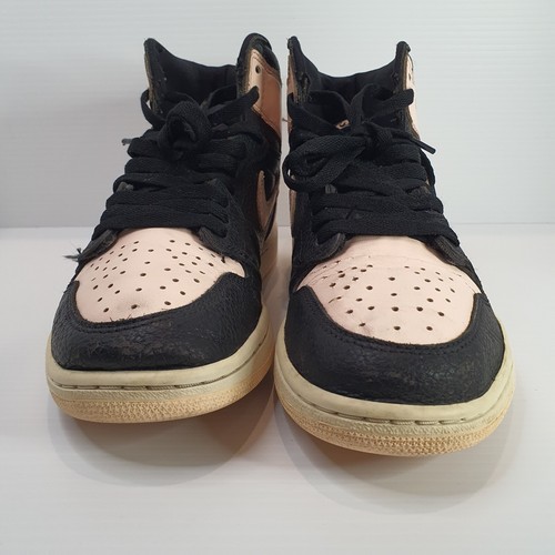 US Men 8 - AIR JORDAN 1 RETRO HIGH OG Crimson Tint Pink Black Sneakers - Picture 2 of 8