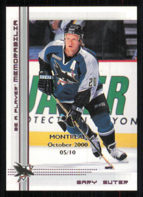 2000-01 BAP Memorabilia Montreal Olympic Stadium Show #294 Gary Suter /10