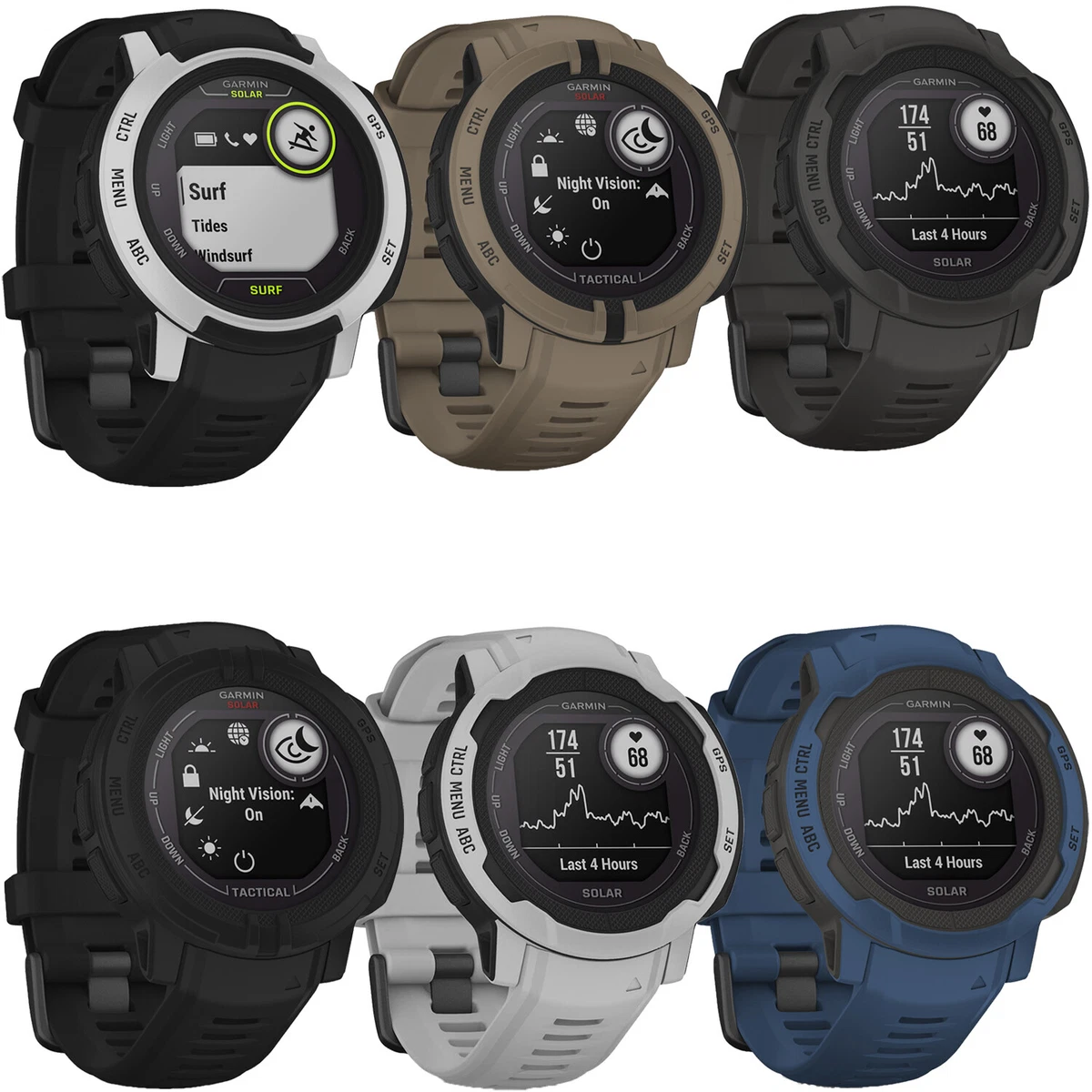 Garmin Instinct 2 Solar Smartwatch - Choose Color!