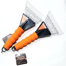 2 Ice Scrapers For Car Automobile Illinois Industrial Tool IIT LED Light