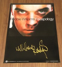 $0 ship! Damaged! ROBBIE WILLIAMS Japan PROMO 72 x 51 cm POSTER Take That