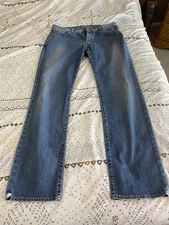 EDUN Jeans, Mens, 34” Waiste, 32 “ Inseam, Button Fly, Boot Cut