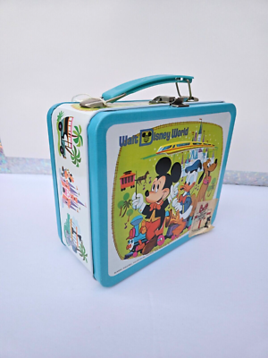 RARE - Vintage 1976 Walt Disney World Lunchbox With Matching