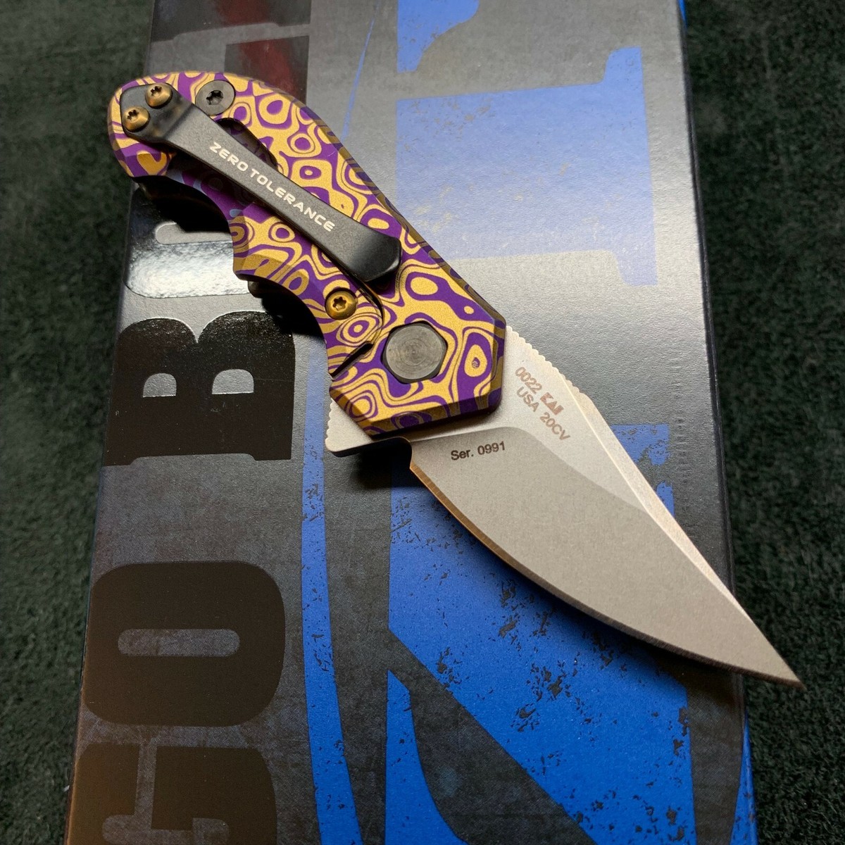 Zero Tolerance ZT 0022 Plain Edge Folder ZT0022 S45V Steel