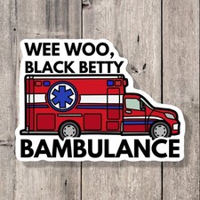 EMT Paramedic Vinyl Sticker Laptop Sticker Water Bottle Sticker Decal