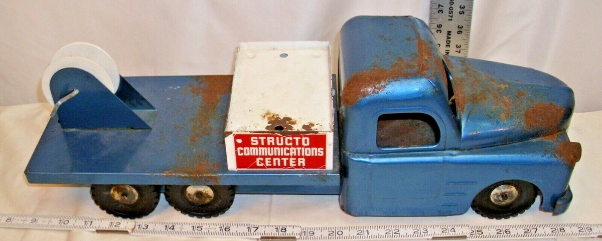 STRUCTO COMMUNICATIONS CENTER TRUCK PRESSED STEEL TOY | eBay