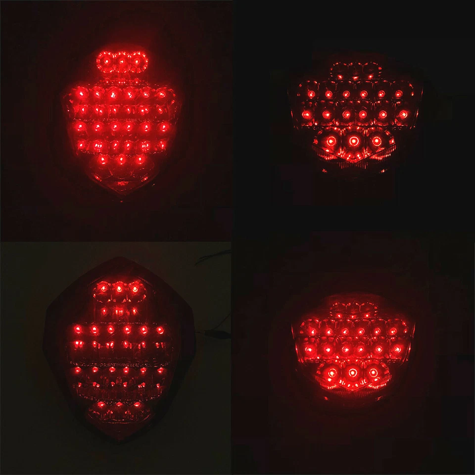 Luz trasera de freno LED integrada señal de giro para Suzuki GSXR GSX-R 1000 2003 2004 Foto 3 de 4